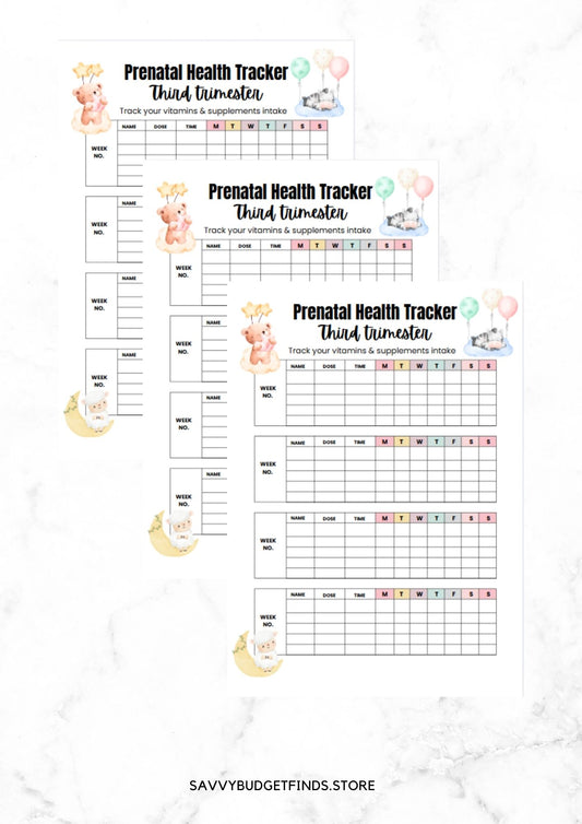 Prenatal third trimester tracker