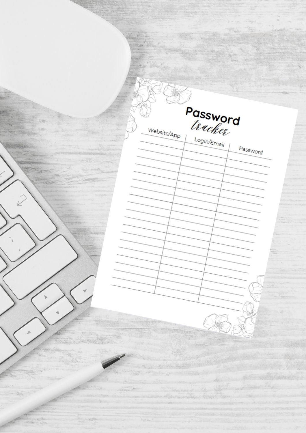 Password tracker