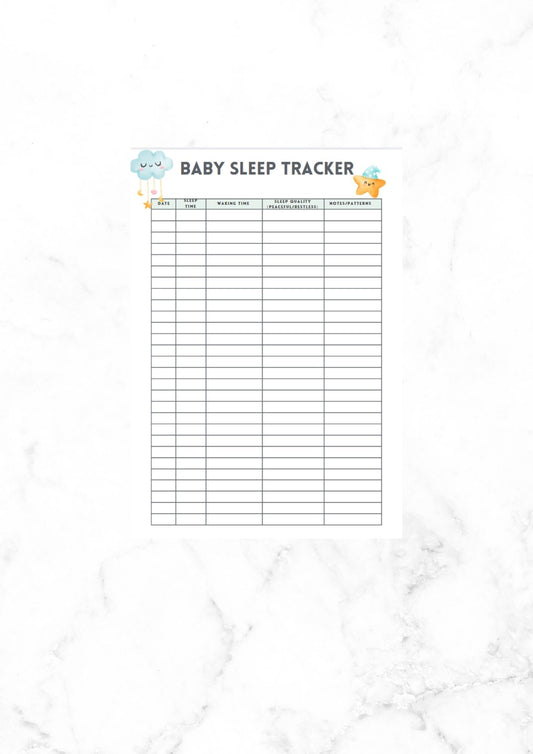 Baby sleep tracker